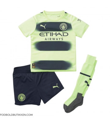 Manchester City Bernardo Silva #20 Tredjetrøje Børn 2022-23 Kortærmet (+ Korte bukser)